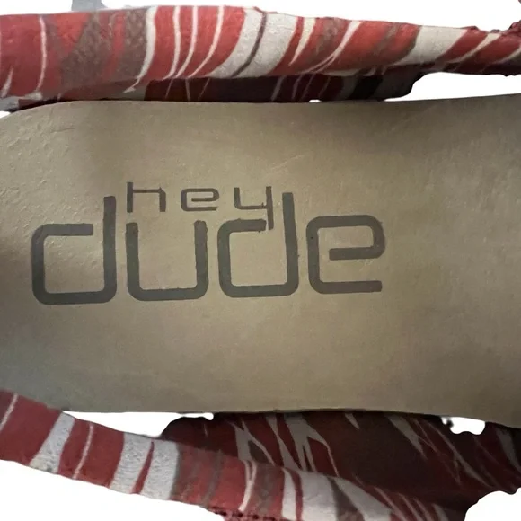 HEYDUDE Men's Mikka Hawk Lava Casual Slip-on Shoes. Size 13 - Picture 9 of 11